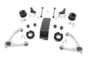 Chevrolet Avalanche Suspension Lift Kit - Front + Rear - Rough Country - Forged UCA 3.5 Inch - '07-'13
